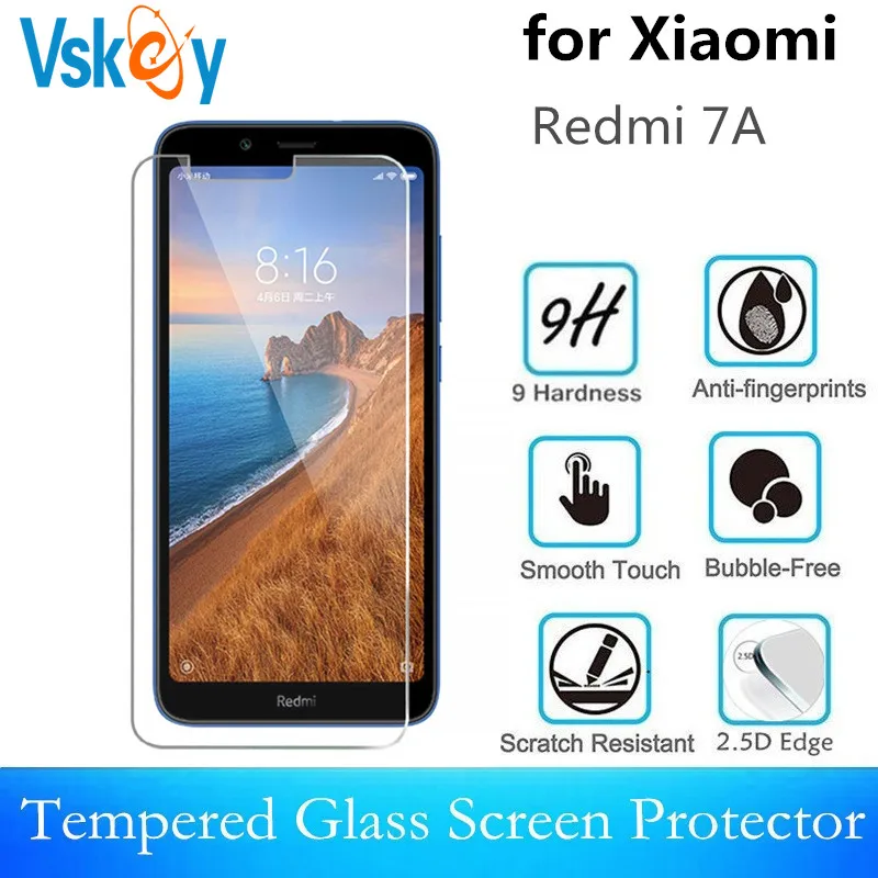 VSKEY 10PCS 2.5D Tempered Glass For Xiaomi Redmi 7A Screen Protector Anti Scratch Explorer Protective Film
VSKEY 10PCS 2.5D Tempered Glass For Xiaomi Redmi 7A Screen Protector Anti Scratch Explorer Protective Film