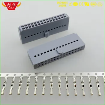 DC6-30P FEMALE 2.54mm PITCH 30PIN LINE PRESSING TYPE IDC SOCKET CONNECTORS ISP JTAG HEADER FOR FLAT RIBBON CABLE SAMPLE YANNIU
DC6-30P FEMALE 2.54mm PITCH 30PIN LINE PRESSING TYPE IDC SOCKET CONNECTORS ISP JTAG HEADER FOR FLAT RIBBON CABLE SAMPLE YANNIU