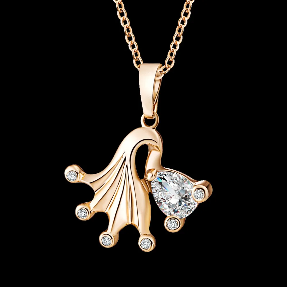 Фото Новый дизайн подвеска в виде золотой рыбки ожерелье для женщин Винтажный Золотой