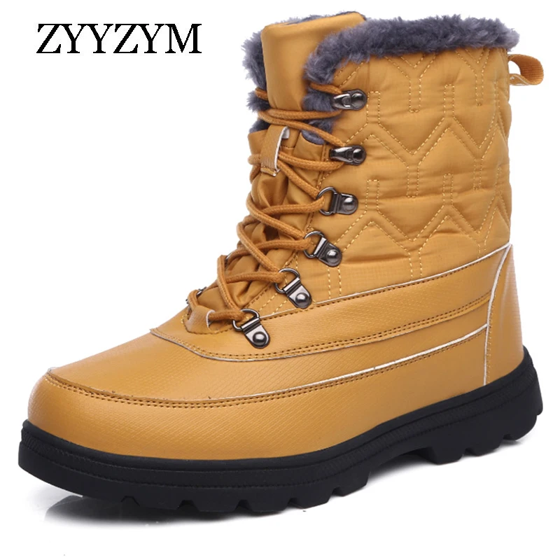 ZYYZYM Mens Boots Winter Leather Boot Unisex Super Warming Plush Snow Boots Men High-Top Outdoors Boots Men Zapatos De Hombre
ZYYZYM Mens Boots Winter Leather Boot Unisex Super Warming Plush Snow Boots Men High-Top Outdoors Boots Men Zapatos De Hombre