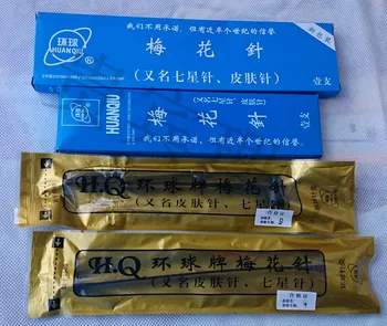 10 pcs double head dispsoable huanqiu dermal needle acupuncture masssage seven star needle SZ
10 pcs double head dispsoable huanqiu dermal needle acupuncture masssage seven star needle SZ