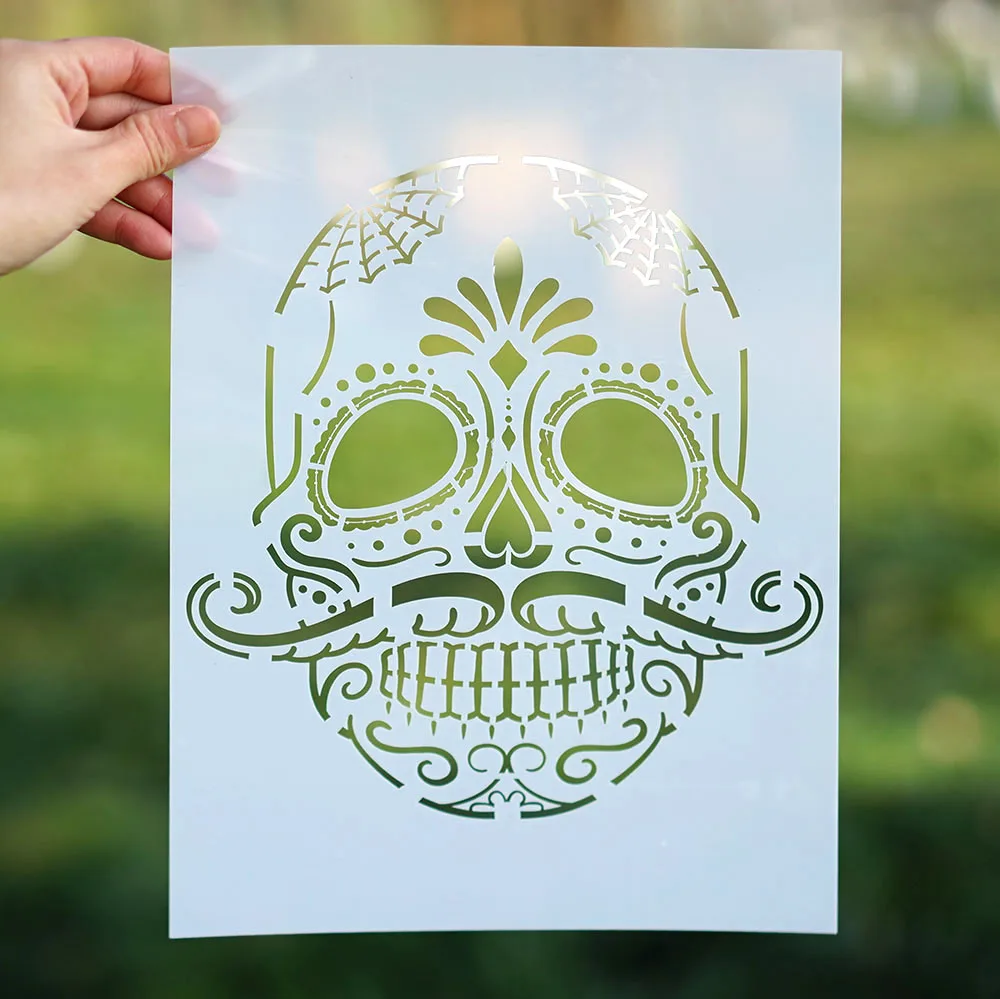 A4 A3 A2 Skull Stencils for Scrapbooking Painting album Paper Card Making Craft Decorative Embossing Template
A4 A3 A2 Skull Stencils for Scrapbooking Painting album Paper Card Making Craft Decorative Embossing Template