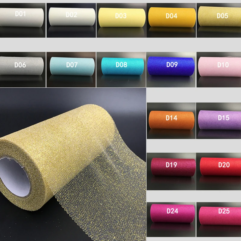 Glitter Sequin Shimmering Tulle Roll 25 yards 15cm Spool Tutu Wedding Decoration Organza Laser Crafts Birthday Party Supplies
Glitter Sequin Shimmering Tulle Roll 25 yards 15cm Spool Tutu Wedding Decoration Organza Laser Crafts Birthday Party Supplies
