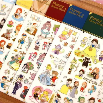 1pack/lot The Beautiful fairy tale Alice & Snow White Cinderella deco PVC sticker Deco label Multifunction stationery stickers
1pack/lot The Beautiful fairy tale Alice & Snow White Cinderella deco PVC sticker Deco label Multifunction stationery stickers