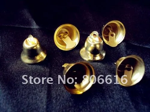 

200Pcs 16mm Metal & Golden Jingle Small Bells Fit Festival & Christmas Decoration Jewelry Pendants