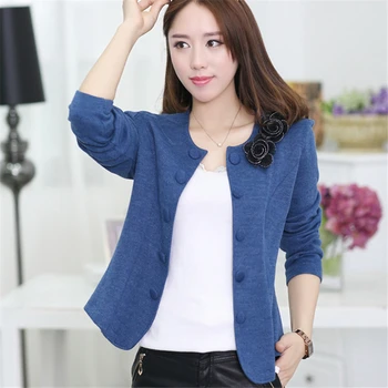 Fashion Slim Jackets Plus Size M-4XL Woman Thin Coats Nice New Women Cardigans Autumn Clothing A521
Fashion Slim Jackets Plus Size M-4XL Woman Thin Coats Nice New Women Cardigans Autumn Clothing A521