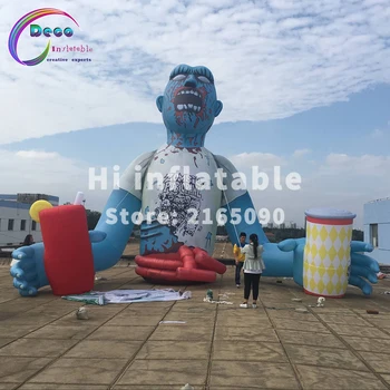 8m high customize halloween decor Inflatable giant scary Zombie model blooding horrible inflatable Zombie model
8m high customize halloween decor Inflatable giant scary Zombie model blooding horrible inflatable Zombie model
