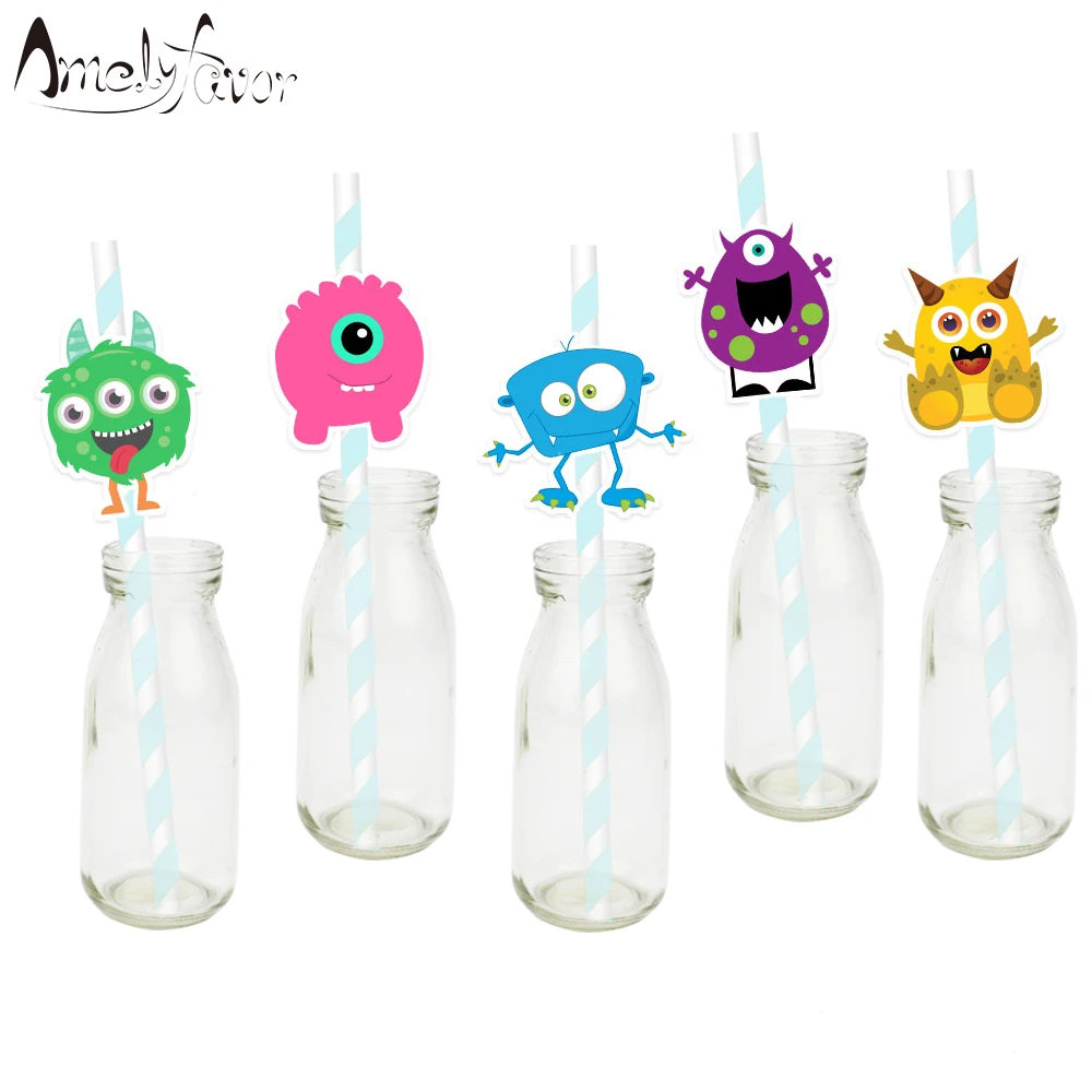 Mini Monster Party Straw 20PCS Paper Straws Decoration Party Festive Supplies Paper Drinking Straws Event Supplies
Mini Monster Party Straw 20PCS Paper Straws Decoration Party Festive Supplies Paper Drinking Straws Event Supplies