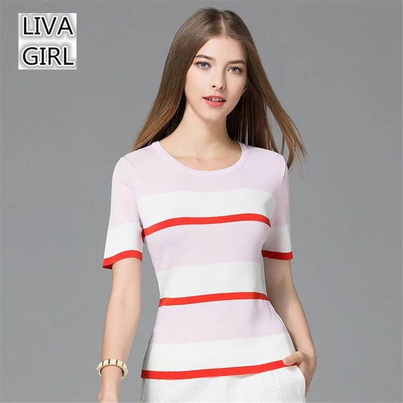 Summer&Autumn Sweater Shirt Women 2017 Sweater Short Sleeve Women Knitwear Simple style Skinny Sweater Shirt Female Pullover
Summer&Autumn Sweater Shirt Women 2017 Sweater Short Sleeve Women Knitwear Simple style Skinny Sweater Shirt Female Pullover