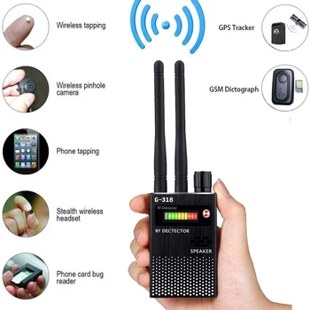 Bug Sweeper, Full Range Wireless Radio Signal,Dual Antenna High Sensitive RF Bug Detector GPS Tracker Detector
Bug Sweeper, Full Range Wireless Radio Signal,Dual Antenna High Sensitive RF Bug Detector GPS Tracker Detector