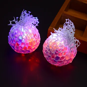 1pcs Funny Glowing Squishy Grape Squeeze Ball Mesh Stress Relief Toy for Kids Adult Glow in the Dark Toys For Children Gifts
1pcs Funny Glowing Squishy Grape Squeeze Ball Mesh Stress Relief Toy for Kids Adult Glow in the Dark Toys For Children Gifts