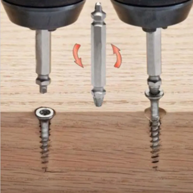 4Pcs1# 2# 3# 4# Screw Extractor Drill Bits Guide Set Broken Damaged Bolt Remover Double Ended Damaged Screw Extractor P10
4Pcs1# 2# 3# 4# Screw Extractor Drill Bits Guide Set Broken Damaged Bolt Remover Double Ended Damaged Screw Extractor P10