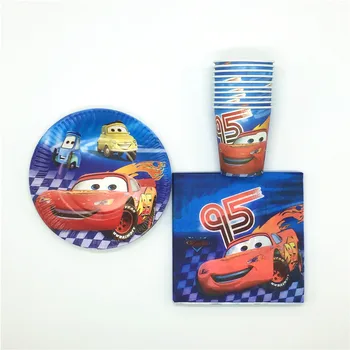 60Pcs/Lot Pop Disney Cars Paper Cups+Plates+Napkin Child Birthday Party Decoration Lightning McQueen Disposable Tableware Supply
60Pcs/Lot Pop Disney Cars Paper Cups+Plates+Napkin Child Birthday Party Decoration Lightning McQueen Disposable Tableware Supply