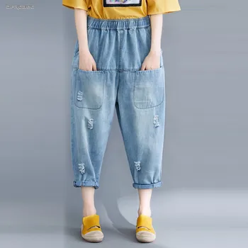 Boyfriend Big Size Ripped Jean Cross Pants Womens 2019 Summer Loose High Waisted Ladies Vintage Calf-Length Jean Female
Boyfriend Big Size Ripped Jean Cross Pants Womens 2019 Summer Loose High Waisted Ladies Vintage Calf-Length Jean Female