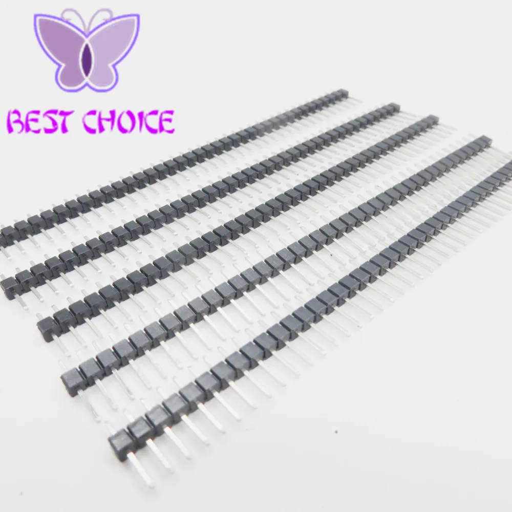 10pcs 40Pin 2.54 Single Row Pin Male Header Connector Strip for arduino Prototype Shield DIY
10pcs 40Pin 2.54 Single Row Pin Male Header Connector Strip for arduino Prototype Shield DIY