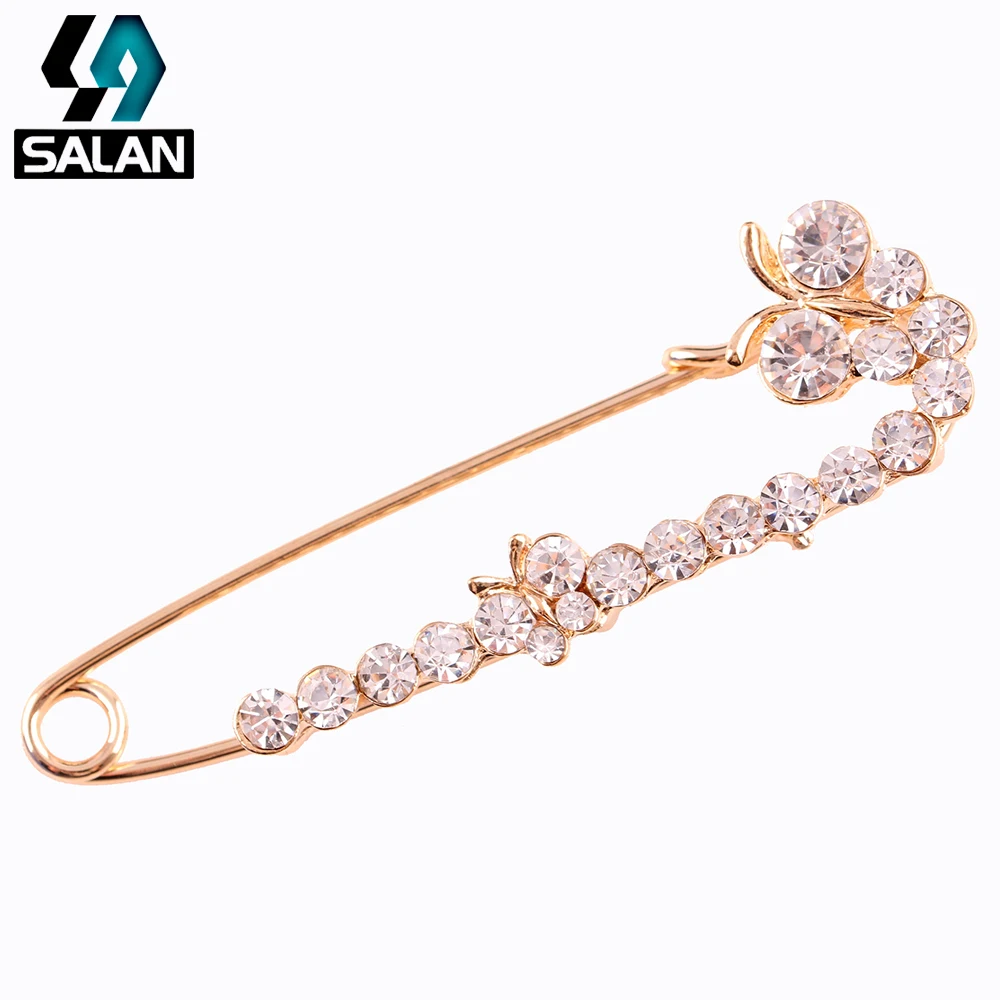 Japanese and Korean fashion high-grade brooch diamond double butterfly brooch large needle sweater needle shawl buckle scarf acc
Japanese and Korean fashion high-grade brooch diamond double butterfly brooch large needle sweater needle shawl buckle scarf acc
