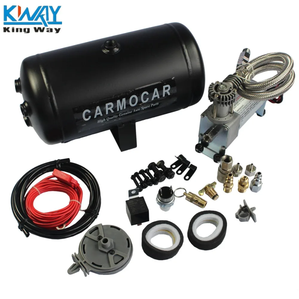 FREE SHIPPING-King Way- 12V Ultra-Light Duty Onboard Air System Air Compressor Kit For Car SUV Pickup
FREE SHIPPING-King Way- 12V Ultra-Light Duty Onboard Air System Air Compressor Kit For Car SUV Pickup
