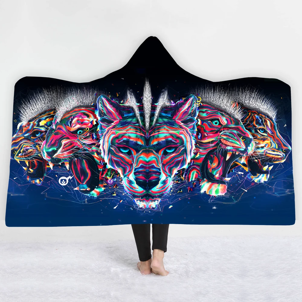 Colorful tiger Blanket with hat comfortable soft keep warm Blanket animal elegant style brilliant high quality Blanket
Colorful tiger Blanket with hat comfortable soft keep warm Blanket animal elegant style brilliant high quality Blanket