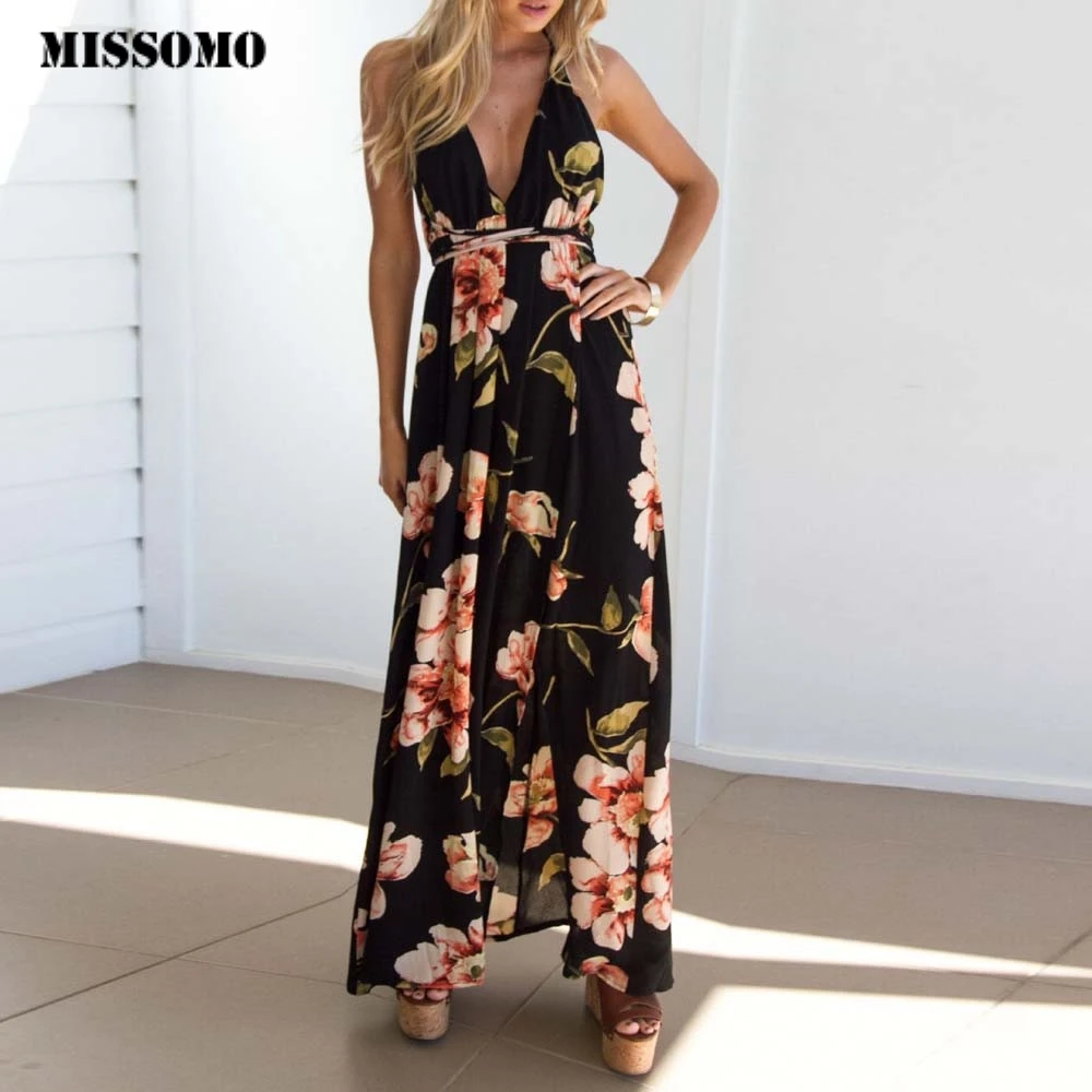 MISSOMO 2019 Women dress Summer Boho Long Dress Party Dress Beach Dress Maxi Beach Dresses Sundress Floral Halter backless dress
MISSOMO 2019 Women dress Summer Boho Long Dress Party Dress Beach Dress Maxi Beach Dresses Sundress Floral Halter backless dress