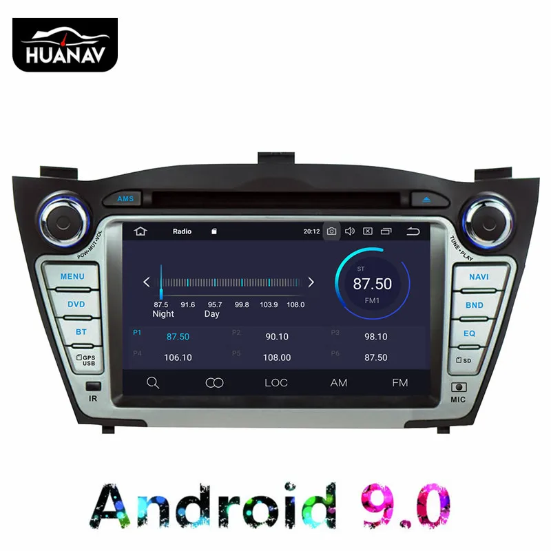 Автомобильный DVD плеер на Android 9 0 GPS навигатор для Hyundai IX35 Tucson 2009 2015 автомобильный