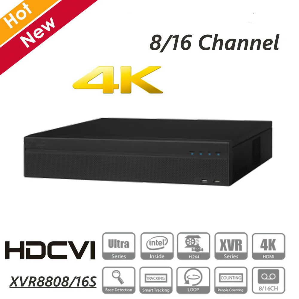 DH 4K HCVR 8CH 16 CH Penta brid 4MP 2U Digital Video Recorder XVR8808S XVR8816S Smart H.264 8 SATA Ports up to 8 TB 
DH 4K HCVR 8CH 16 CH Penta brid 4MP 2U Digital Video Recorder XVR8808S XVR8816S Smart H.264 8 SATA Ports up to 8 TB