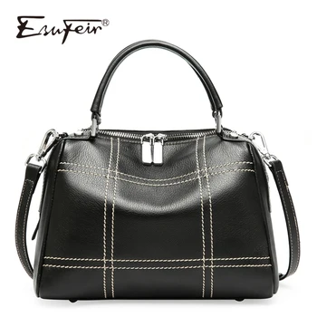 100% Genuine Leather women Handbag Crossbody Bag Soft Real Cow Leather Women Shoulder Bag Fashion Purse Tote bags for women 2018
100% Genuine Leather women Handbag Crossbody Bag Soft Real Cow Leather Women Shoulder Bag Fashion Purse Tote bags for women 2018