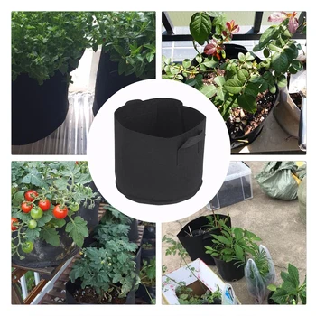 5pcs Indoor Potato Grow Bags with Handles Plant Pouch Root Container Non-woven Fabric Tomatoes Grow Bags Pot Garden Accessories
5pcs Indoor Potato Grow Bags with Handles Plant Pouch Root Container Non-woven Fabric Tomatoes Grow Bags Pot Garden Accessories