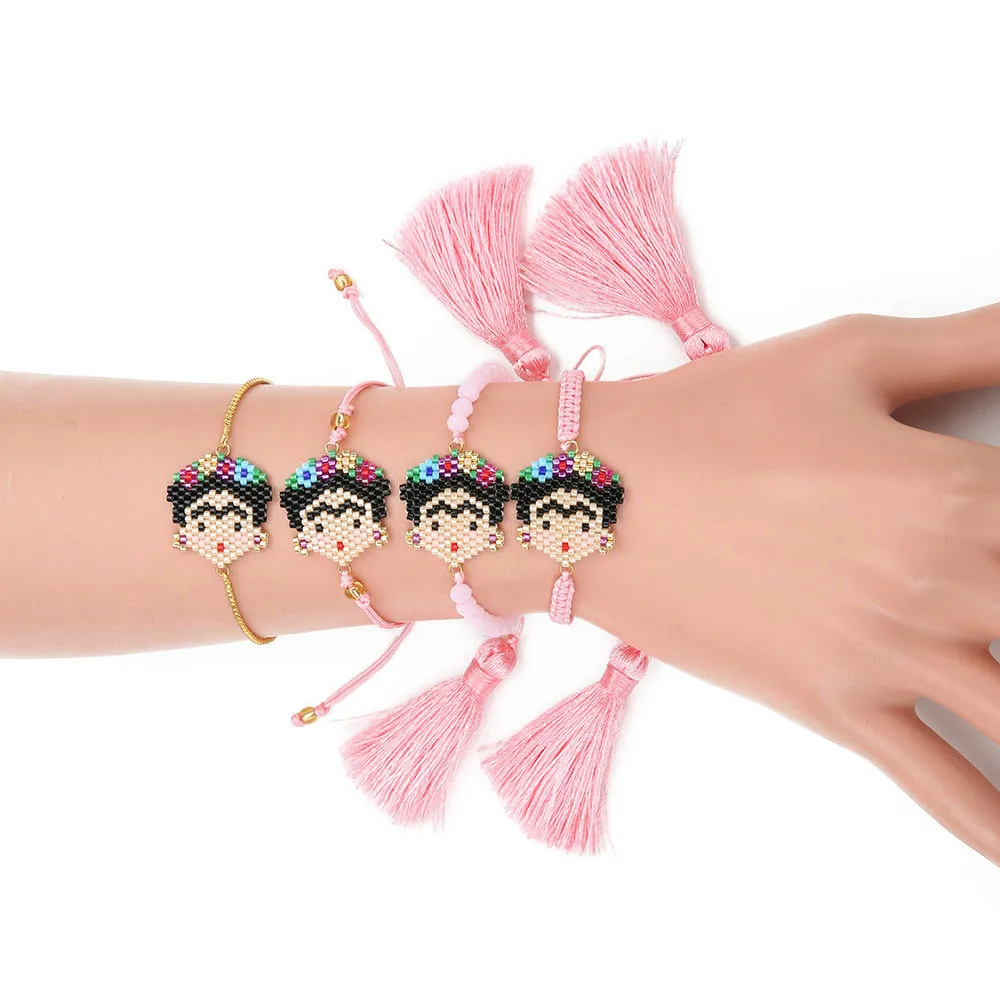 2019 New Arrival Cartoon Bracelet Women Pink Gold Tassel Bracelets Hand-made Jewelry Delica Beads Woven Classic Gift
2019 New Arrival Cartoon Bracelet Women Pink Gold Tassel Bracelets Hand-made Jewelry Delica Beads Woven Classic Gift