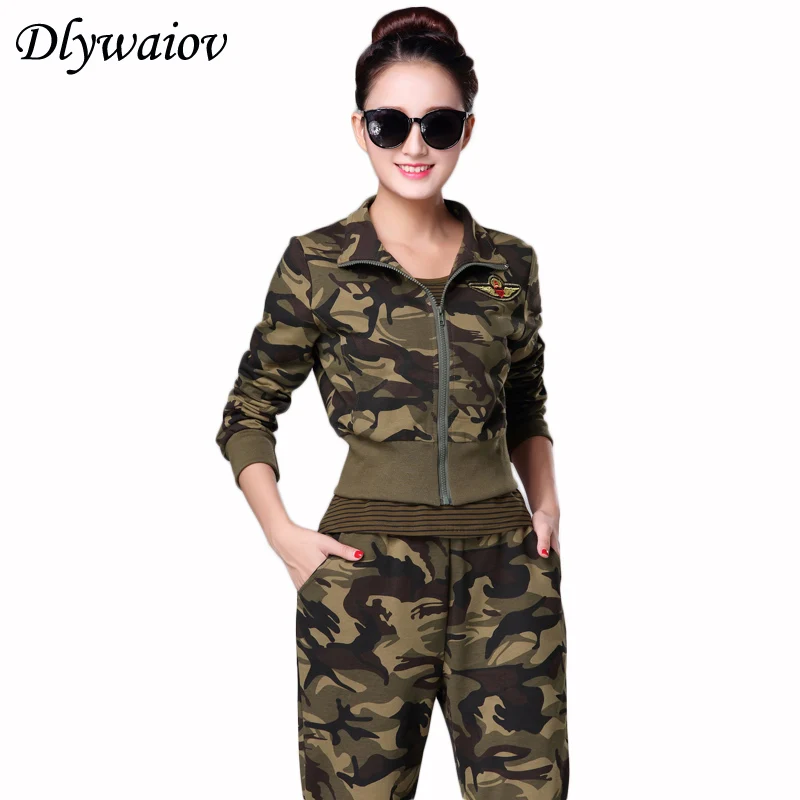 2019 Camouflage Sportswear Suit Women Fashion Cardigan Running Casual Three-piece Suit Female Spring Modis Short Coat T-shirt
2019 Camouflage Sportswear Suit Women Fashion Cardigan Running Casual Three-piece Suit Female Spring Modis Short Coat T-shirt