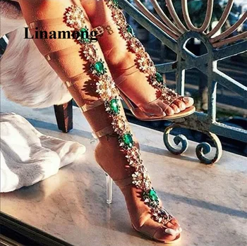 2018 European Style Summer PVC Materials Fashion Long Tube Crystal Flower Thin High Heel PVC Buckle Strap Women Sandals
2018 European Style Summer PVC Materials Fashion Long Tube Crystal Flower Thin High Heel PVC Buckle Strap Women Sandals