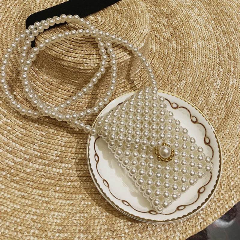 Mini Pearl Bag Change Coin Purse Keychain Pouch Crossbody Pocket Women's Coin Wallet Retro Beaded Fanny Pack Dinner Evening Bag
Mini Pearl Bag Change Coin Purse Keychain Pouch Crossbody Pocket Women's Coin Wallet Retro Beaded Fanny Pack Dinner Evening Bag