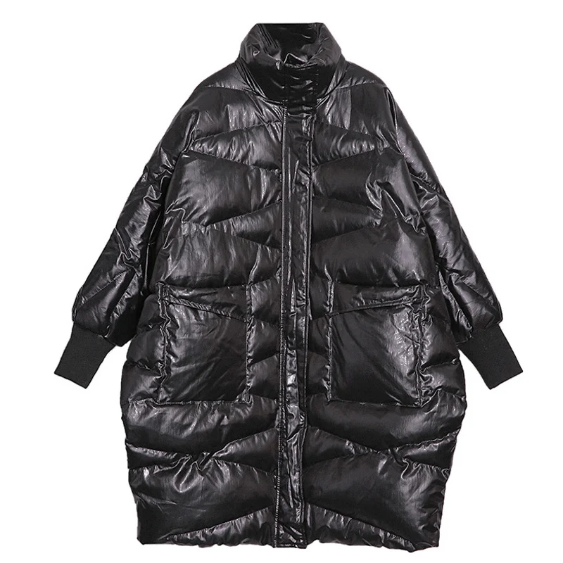 2019 Vintage New Bright Long Cotton Padded Jacket Loose Warm Solid Color European Thicker Winter Coat Women Parka LA40
2019 Vintage New Bright Long Cotton Padded Jacket Loose Warm Solid Color European Thicker Winter Coat Women Parka LA40
