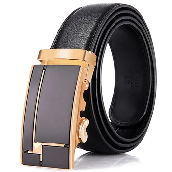 Men's Belt Leather Belts Brand Fashion Automatic Buckle Black Genuine Leather Belts for Men Good Quality Male Belt 110-125cm
Men's Belt Leather Belts Brand Fashion Automatic Buckle Black Genuine Leather Belts for Men Good Quality Male Belt 110-125cm