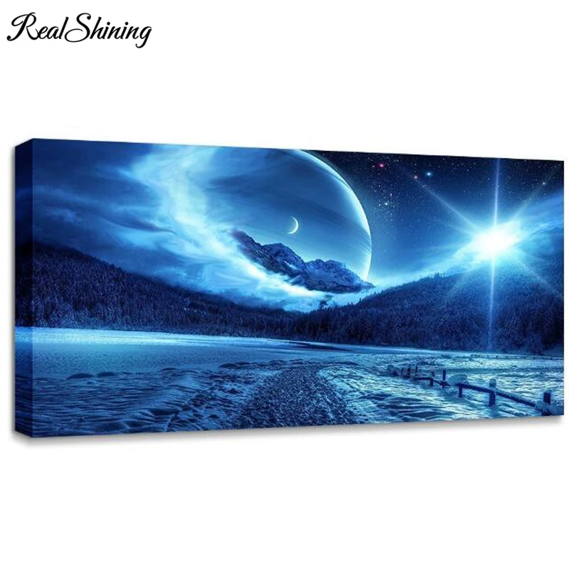 5D DIY Diamond Painting Full Square/Round Drill "Blue Moonlight Mountain Nature" Embroidery Cross Stitch Mozaik Decor FS4813
5D DIY Diamond Painting Full Square/Round Drill "Blue Moonlight Mountain Nature" Embroidery Cross Stitch Mozaik Decor FS4813