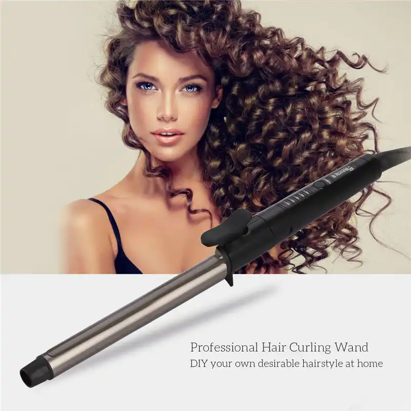 22 32mm Anti Scalding Hair Curling Wand Rotating Hair Curler