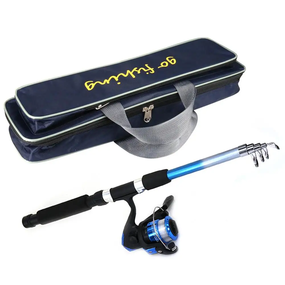 Portable Rod Reel Combo Set For Kids Children With 1.8m Retractable Fishing Rod Reel Bag Fishing Tackle Kit For Travel Pesca
Portable Rod Reel Combo Set For Kids Children With 1.8m Retractable Fishing Rod Reel Bag Fishing Tackle Kit For Travel Pesca