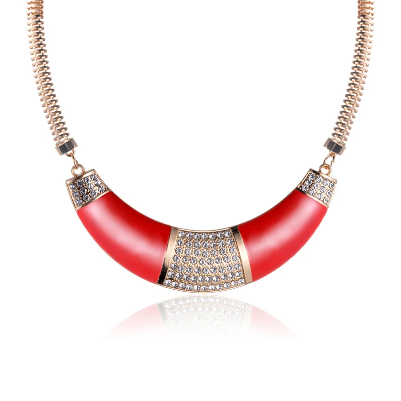 SUKI 2018 Femme Choker Statement Gothic Hyperbole Big Necklace Fashion Half Moon Enamel Red Pendant Jewelry Women Bijoux Gift
SUKI 2018 Femme Choker Statement Gothic Hyperbole Big Necklace Fashion Half Moon Enamel Red Pendant Jewelry Women Bijoux Gift