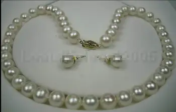 Wholesale price 16new ^^^^charming natural 9-10mm akoya white AAA+ pearl sets jewelry
Wholesale price 16new ^^^^charming natural 9-10mm akoya white AAA+ pearl sets jewelry