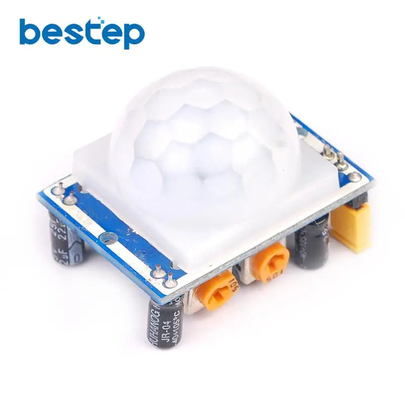HC-SR501 Adjust IR Pyroelectric Infrared PIR Motion Sensor Detector Module for Arduino for raspberry pi kits
HC-SR501 Adjust IR Pyroelectric Infrared PIR Motion Sensor Detector Module for Arduino for raspberry pi kits