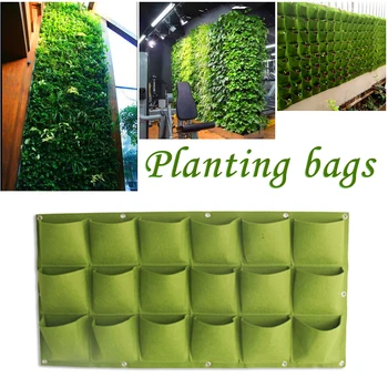 18/9 Pockets Grow Bag Green Environment Felt Wall Hanging Planting Bag Family Balcony Garden Indoor Green Planter Wall Home
18/9 Pockets Grow Bag Green Environment Felt Wall Hanging Planting Bag Family Balcony Garden Indoor Green Planter Wall Home