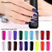 Verntionゲルuvキットuvランプセット29色ネイルアクリル7ミリリットルゲルワニス半永久ledソークオフ色led uvジェルネイルポリッシュ(China)