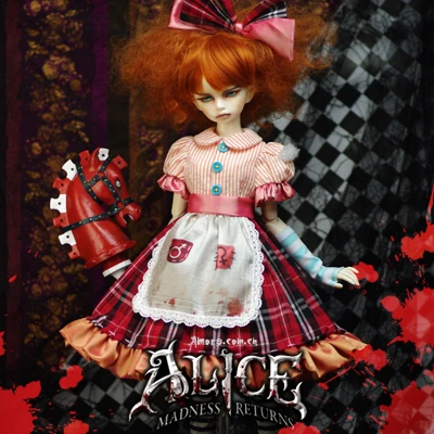 1/3 1/4 Full Hand Made Customized Sexy Anime Cosplay Black Alice Madness Return Set for BJD SD10 MSD YOSD Doll DIY
1/3 1/4 Full Hand Made Customized Sexy Anime Cosplay Black Alice Madness Return Set for BJD SD10 MSD YOSD Doll DIY