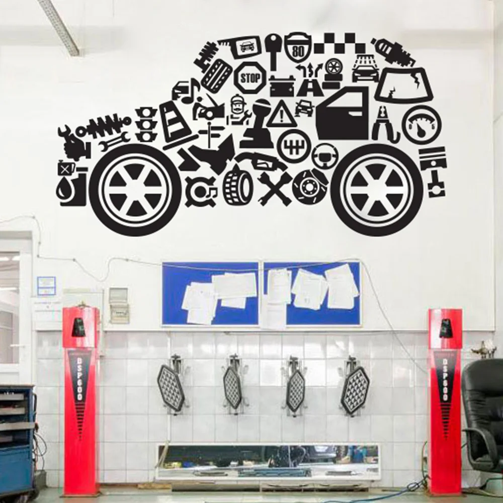 Large Car Auto Service Repair Window Wall Sticker Car Washing Service Repair Garage Repair Tools Wrench Pit Stop Decal Vinyl
Large Car Auto Service Repair Window Wall Sticker Car Washing Service Repair Garage Repair Tools Wrench Pit Stop Decal Vinyl