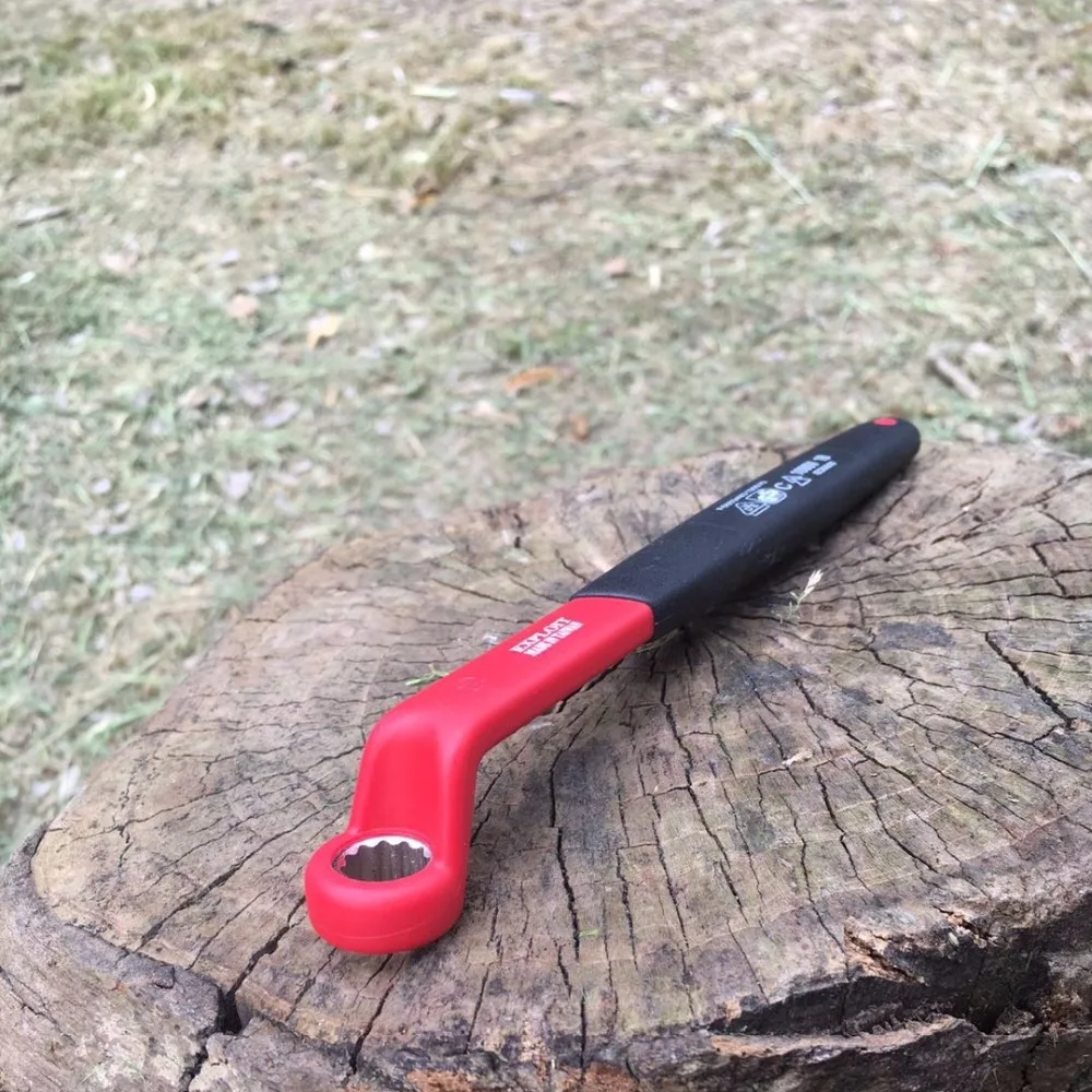 Box end wrench ratchet wrench electrican insulated multifunction wrench non-slip handle high voltage-resistant 1000V metric
Box end wrench ratchet wrench electrican insulated multifunction wrench non-slip handle high voltage-resistant 1000V metric