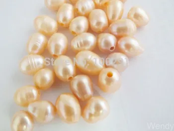 AAA 9-10MM High Quality Pink Oval Rice Freshwater Pearl With 2MM Big Hole For Jewelry Necklace Or Bracelet Making MN-3218
AAA 9-10MM High Quality Pink Oval Rice Freshwater Pearl With 2MM Big Hole For Jewelry Necklace Or Bracelet Making MN-3218