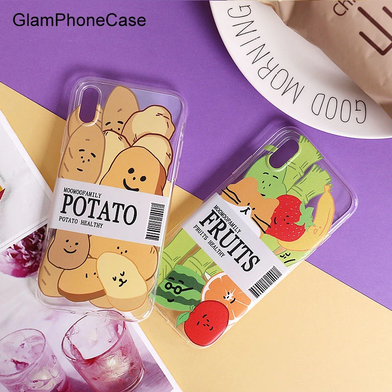 Glam Phone Case Transparent Vegetables Phone Case for iPhone XS Max XR XS X 8plus 8 7plus 7 6S/6 Plus Soft Tpu Back Cover
Glam Phone Case Transparent Vegetables Phone Case for iPhone XS Max XR XS X 8plus 8 7plus 7 6S/6 Plus Soft Tpu Back Cover