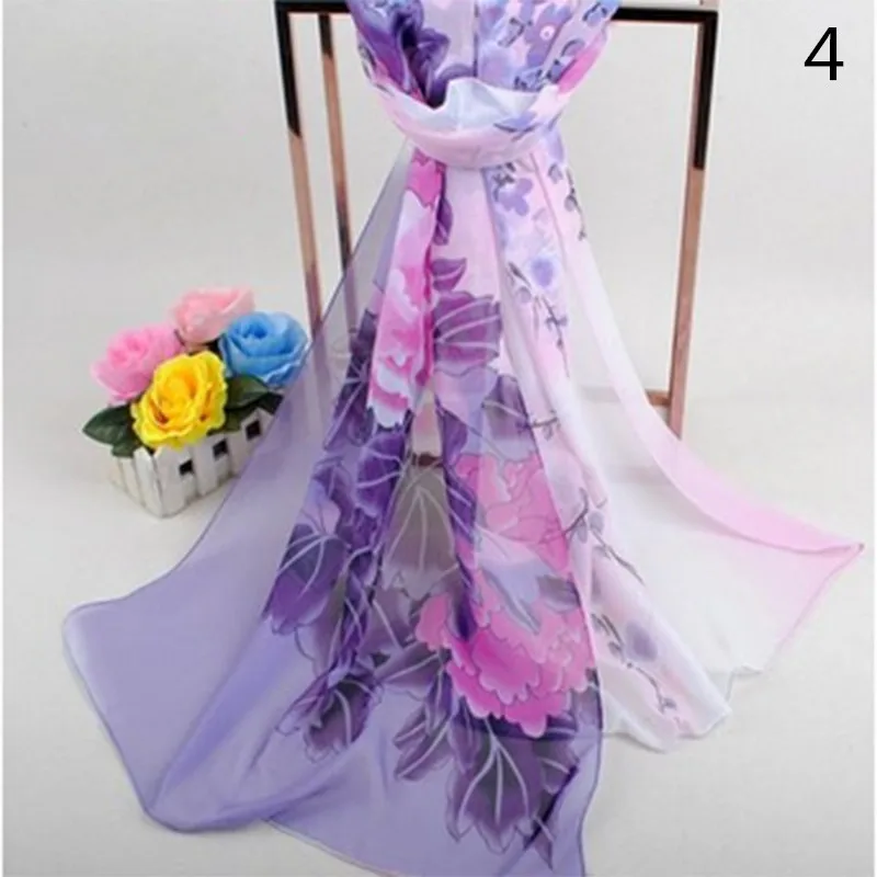 Spring Autumn Stylish Trendy Thin Style Scarf Women Ladies Flowers Printing Chiffon Long Scarves Cape 3029
Spring Autumn Stylish Trendy Thin Style Scarf Women Ladies Flowers Printing Chiffon Long Scarves Cape 3029