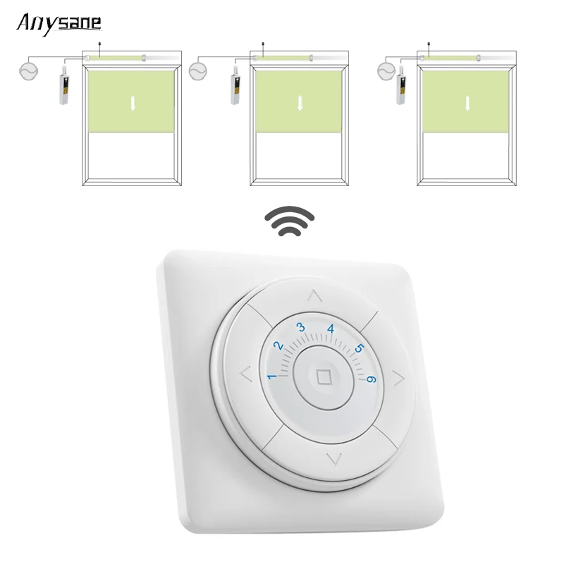 Garage Door Wireless Smart Remote Control 433.92mhz RF Transmitter Wall Mount Switch for Motorized Curtain Smart Home Automation
Garage Door Wireless Smart Remote Control 433.92mhz RF Transmitter Wall Mount Switch for Motorized Curtain Smart Home Automation