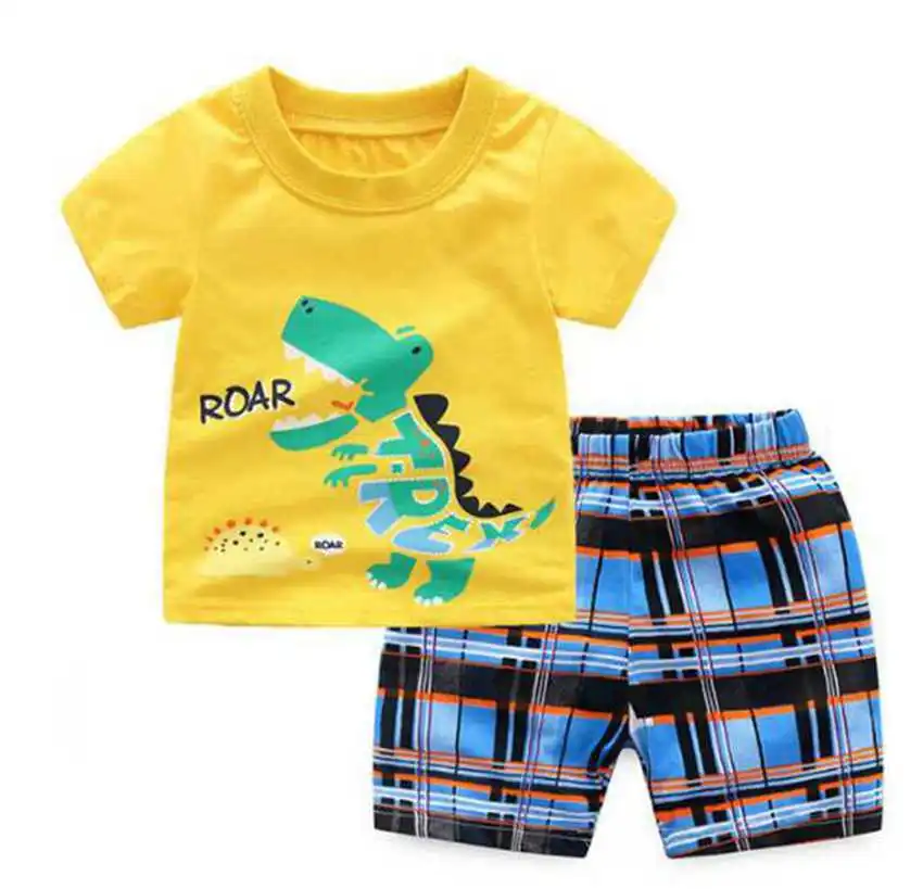 Baby Pajamas Set Children Cartoon dinosaur Sleepwear Kids Boys Clothes 2019 Summer Toddler Short Sleeved Set Girls Top Pants
Baby Pajamas Set Children Cartoon dinosaur Sleepwear Kids Boys Clothes 2019 Summer Toddler Short Sleeved Set Girls Top Pants