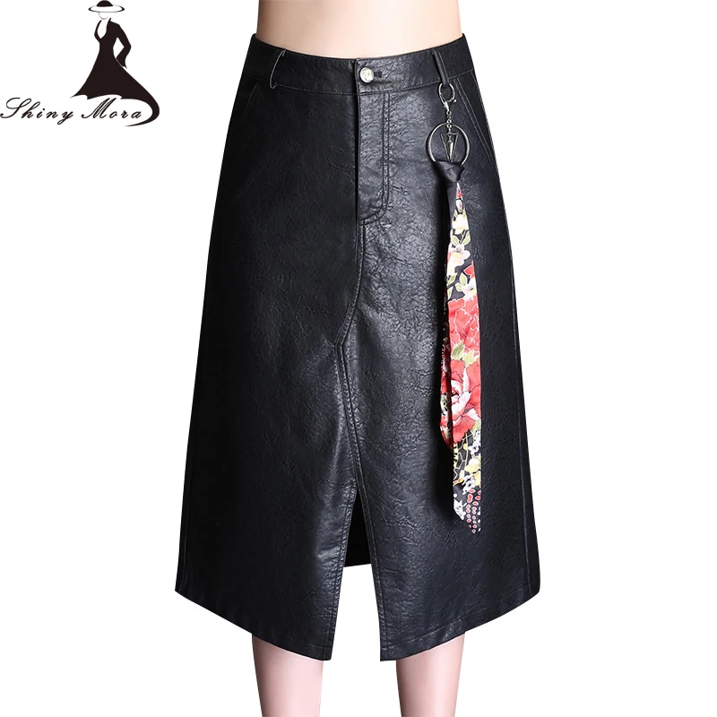 SHINYMORA A Line PU Long Skirts Women High Waist Loose Fashion Slim Leather Skirts Female Elegant Knee Length Sexy Casual Skirt
SHINYMORA A Line PU Long Skirts Women High Waist Loose Fashion Slim Leather Skirts Female Elegant Knee Length Sexy Casual Skirt